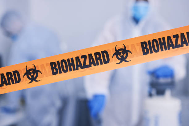 Professional Biohazard Cleanup technician working in Red Cloud, NE
